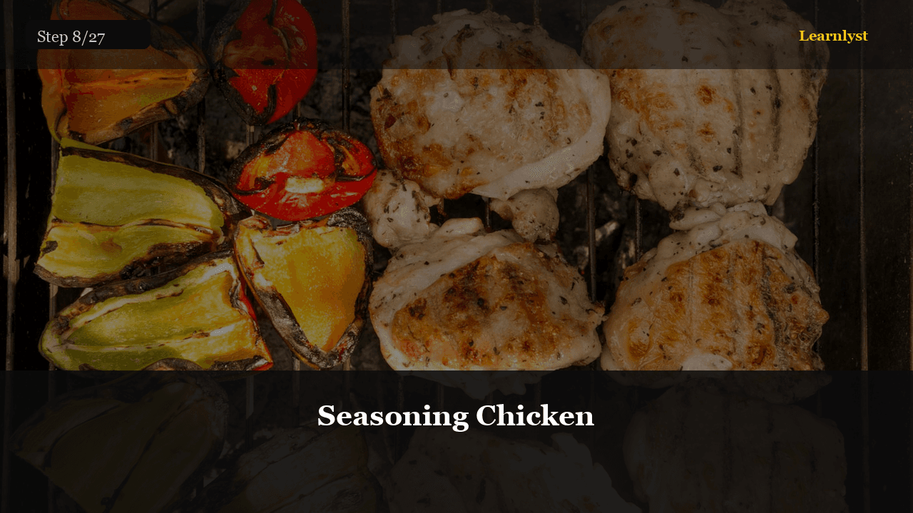 Season chicken batch one