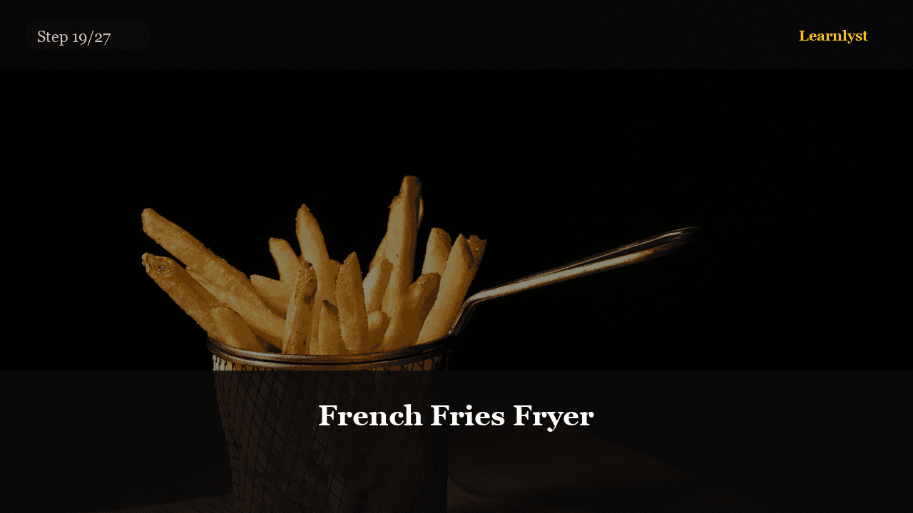 Optional fries night prep — Food & Cooking tip photo