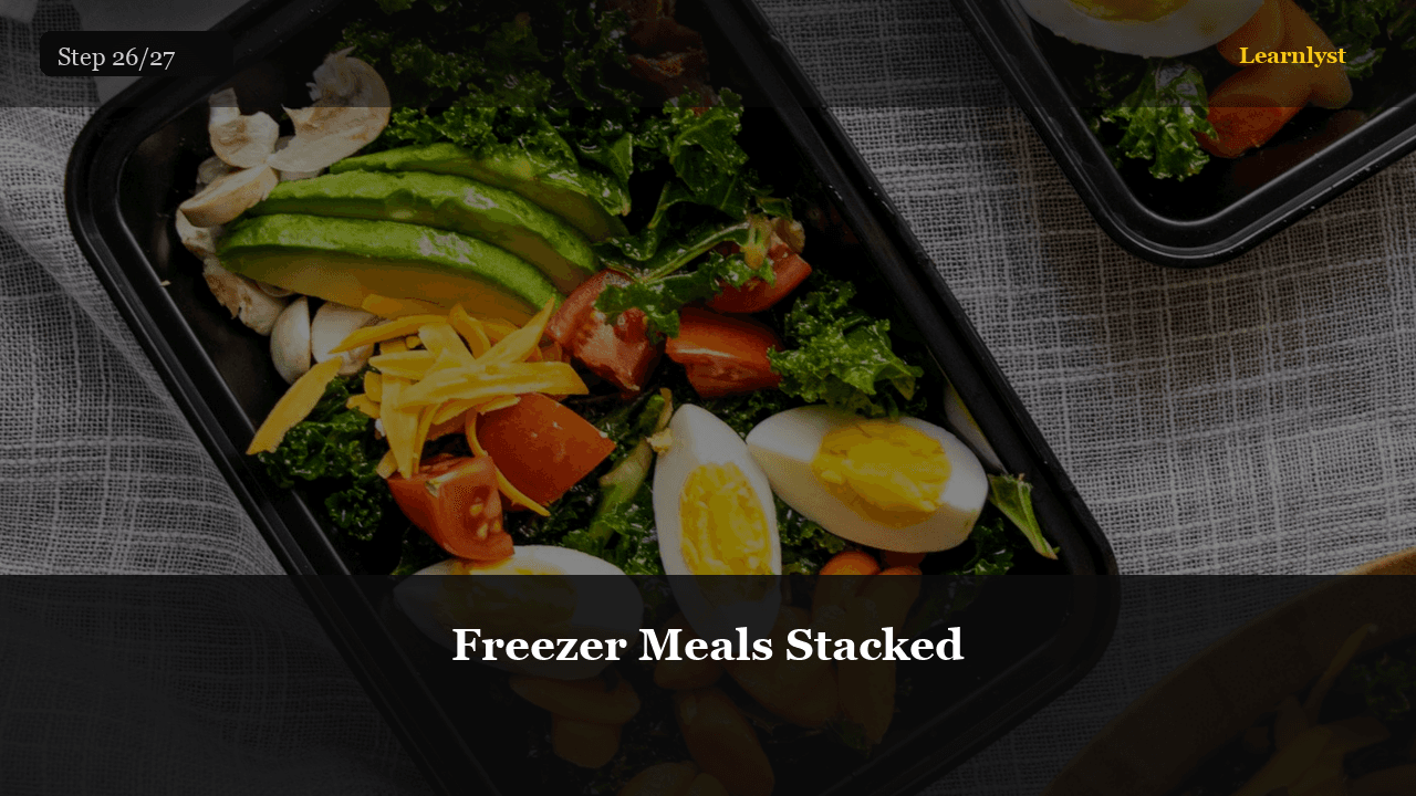 Freeze overflow if needed — Food & Cooking tip photo