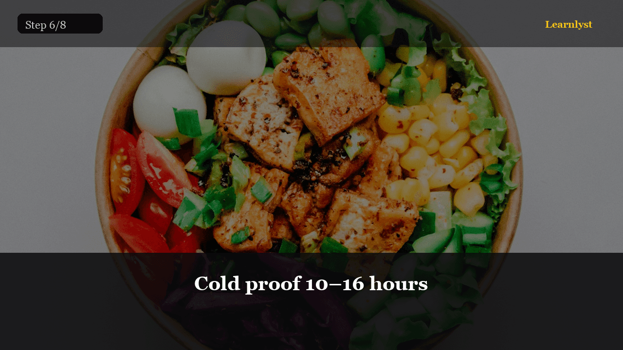 Cold proof 10–16 hours