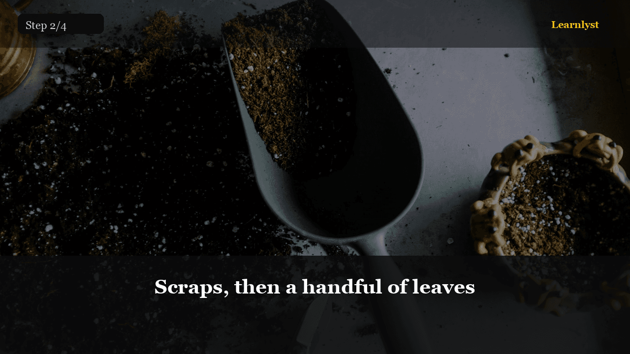 Food should disappear under brown.