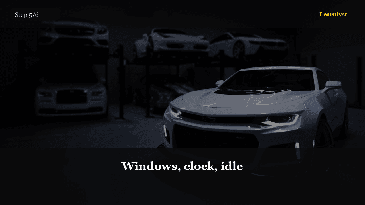 Windows, clock, idle — step 5 photo from Battery & Terminal Service