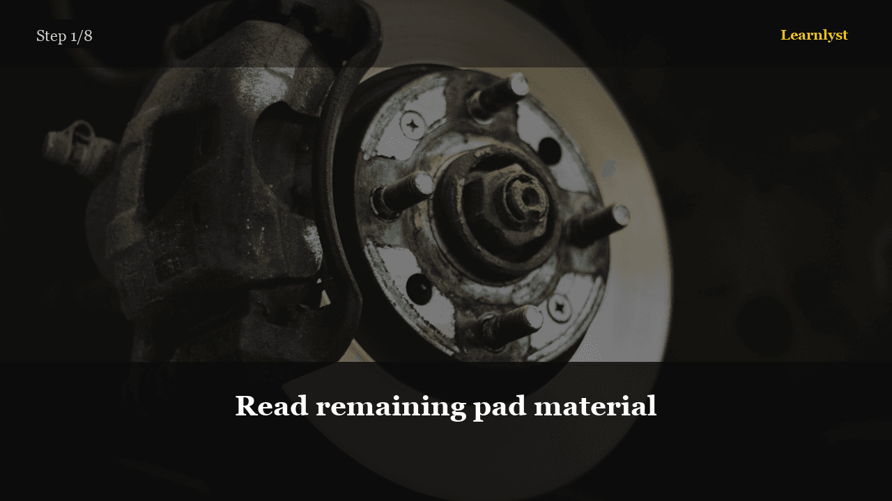 You are looking at friction material thickness, not the steel backing plate.