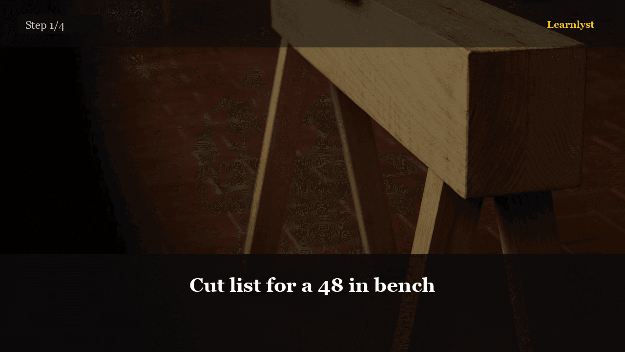 Build a Simple Outdoor Bench