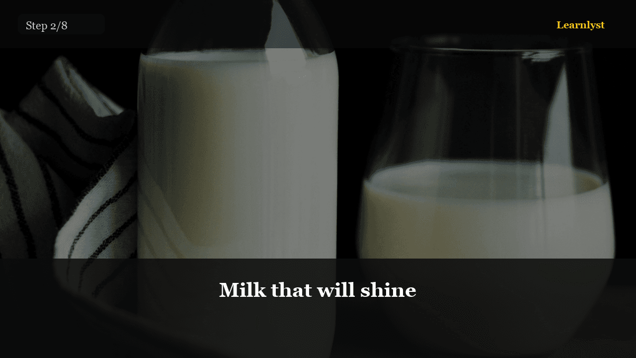 Milk that will shine — Coffee & Drinks tip photo
