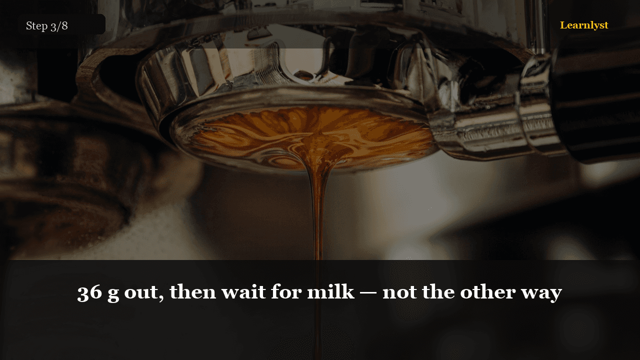Shot in the cup you will drink from. Not a holding glass.