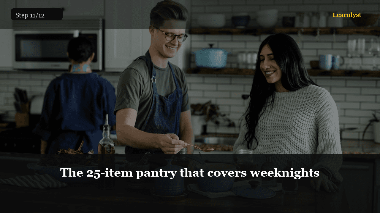 The 25-item pantry that covers weeknights