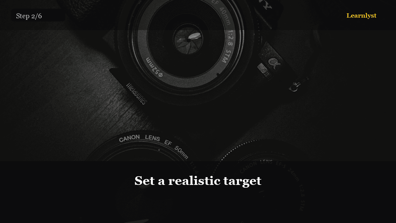 Set a realistic target — Phones tip photo