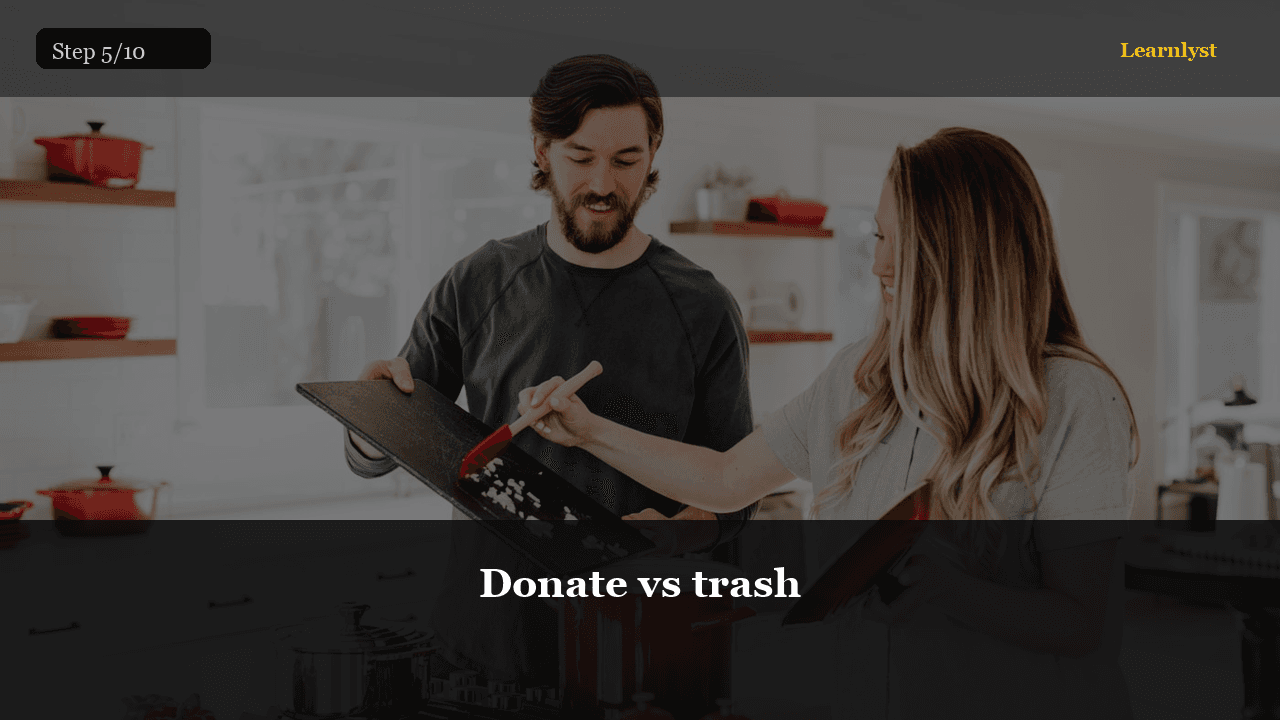Donate vs trash — step 5 photo from Declutter Your Closet in One Weekend