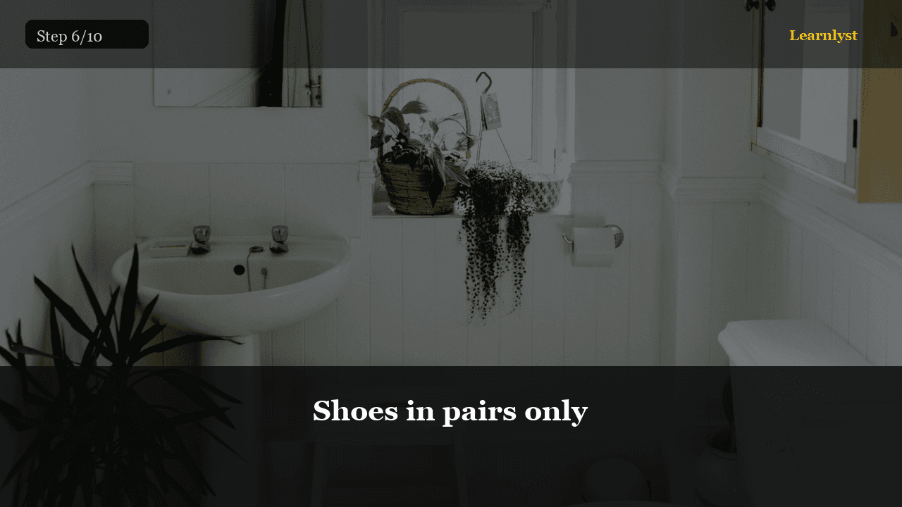 Shoes in pairs only — step 6 photo from Declutter Your Closet in One Weekend