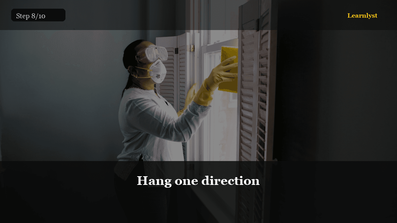 Hang one direction — step 8 photo from Declutter Your Closet in One Weekend