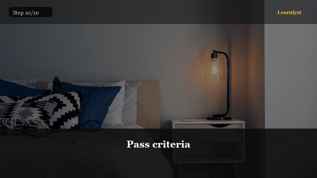 Pass criteria — step 10 photo from Declutter Your Closet in One Weekend