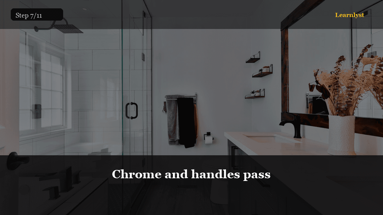 Chrome and handles pass
