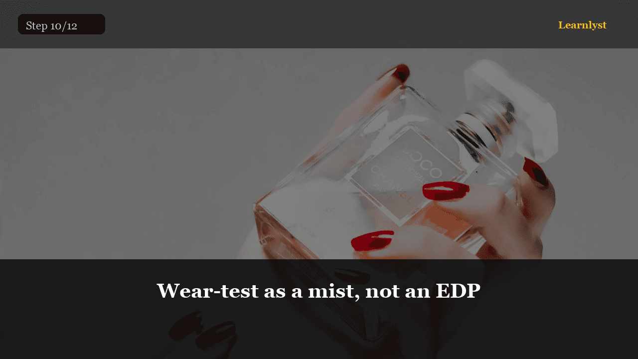 Wear-test as a mist, not an EDP