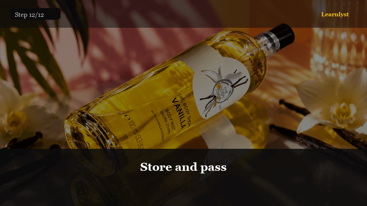 Store and pass