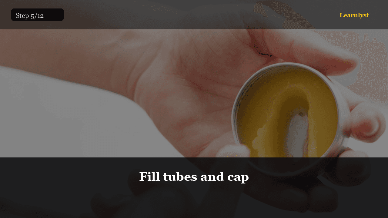 Fill tubes and cap