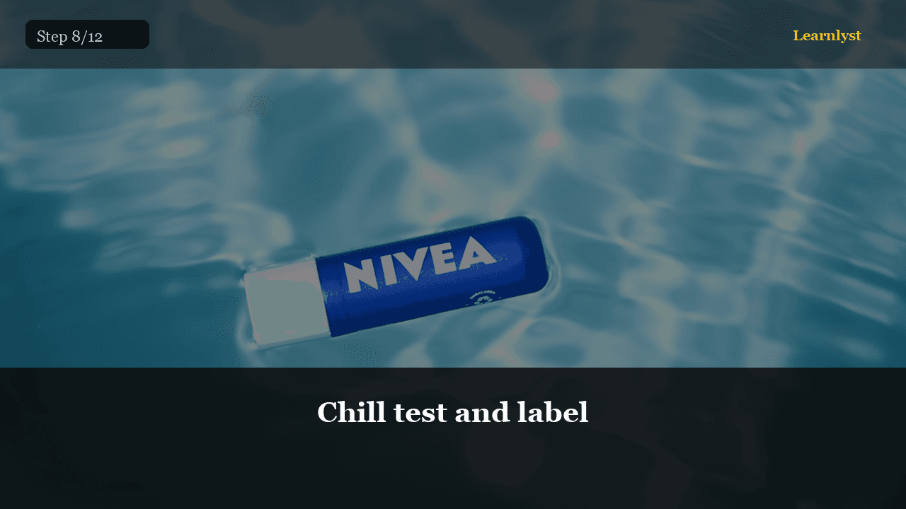 Chill test and label