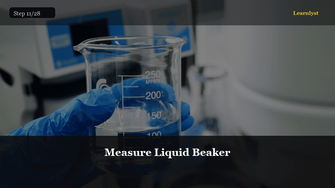 Measure ~44 ml perfumer's alcohol