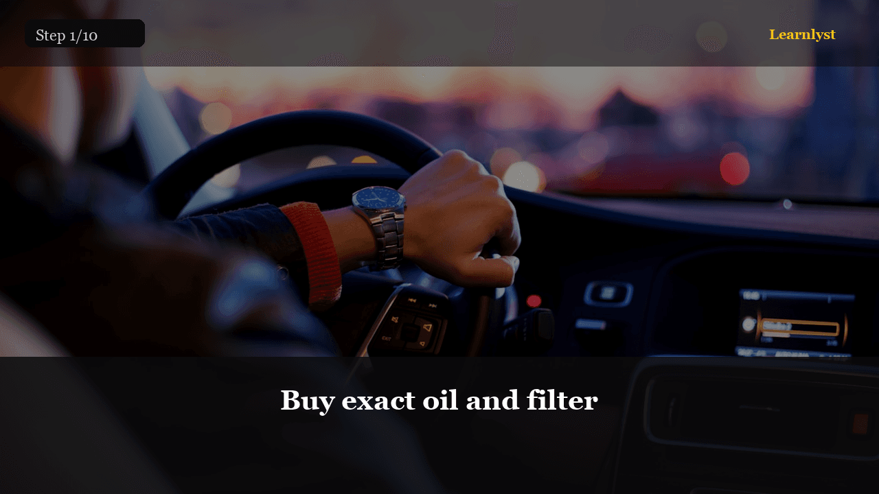 DIY Oil Change at Home