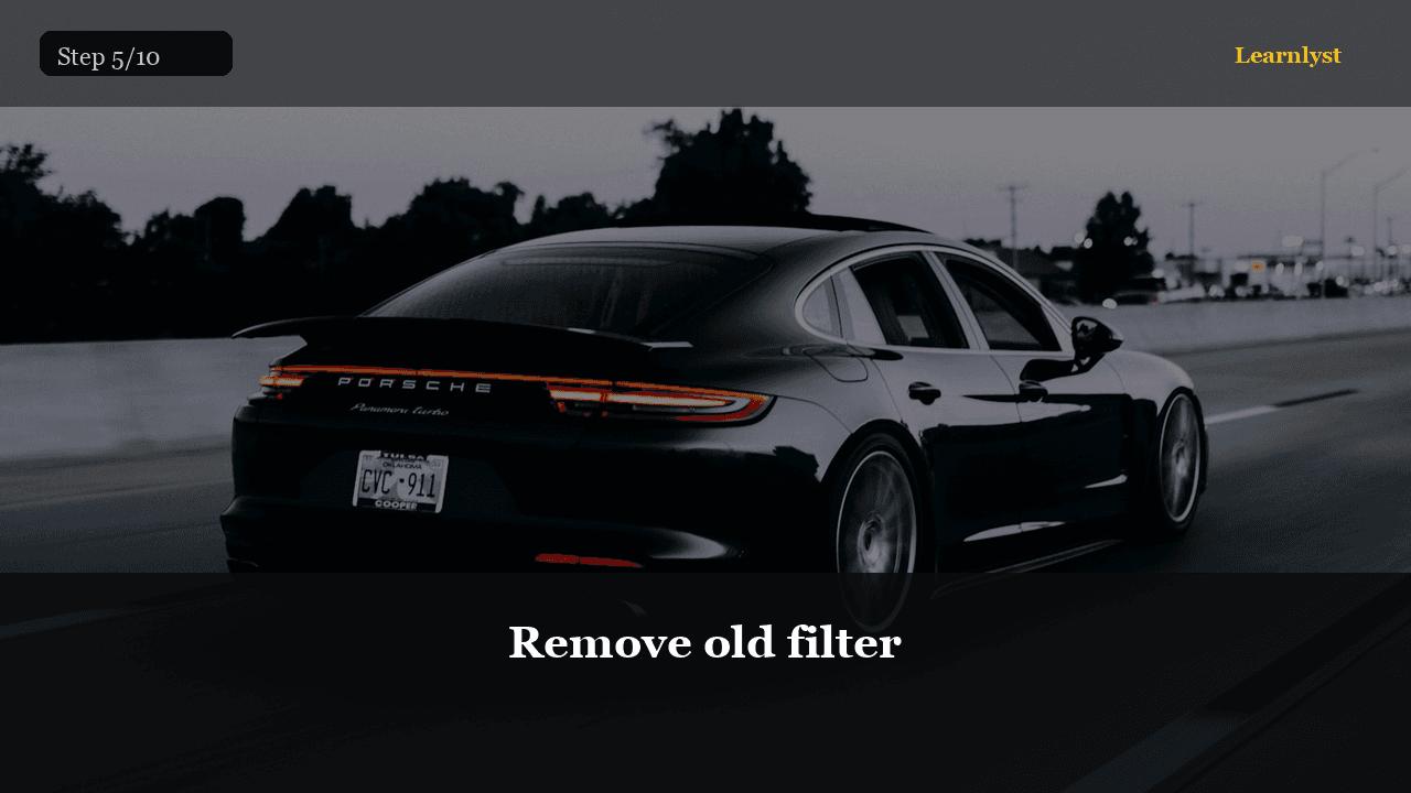 Remove old filter — Auto & Mechanics tip photo