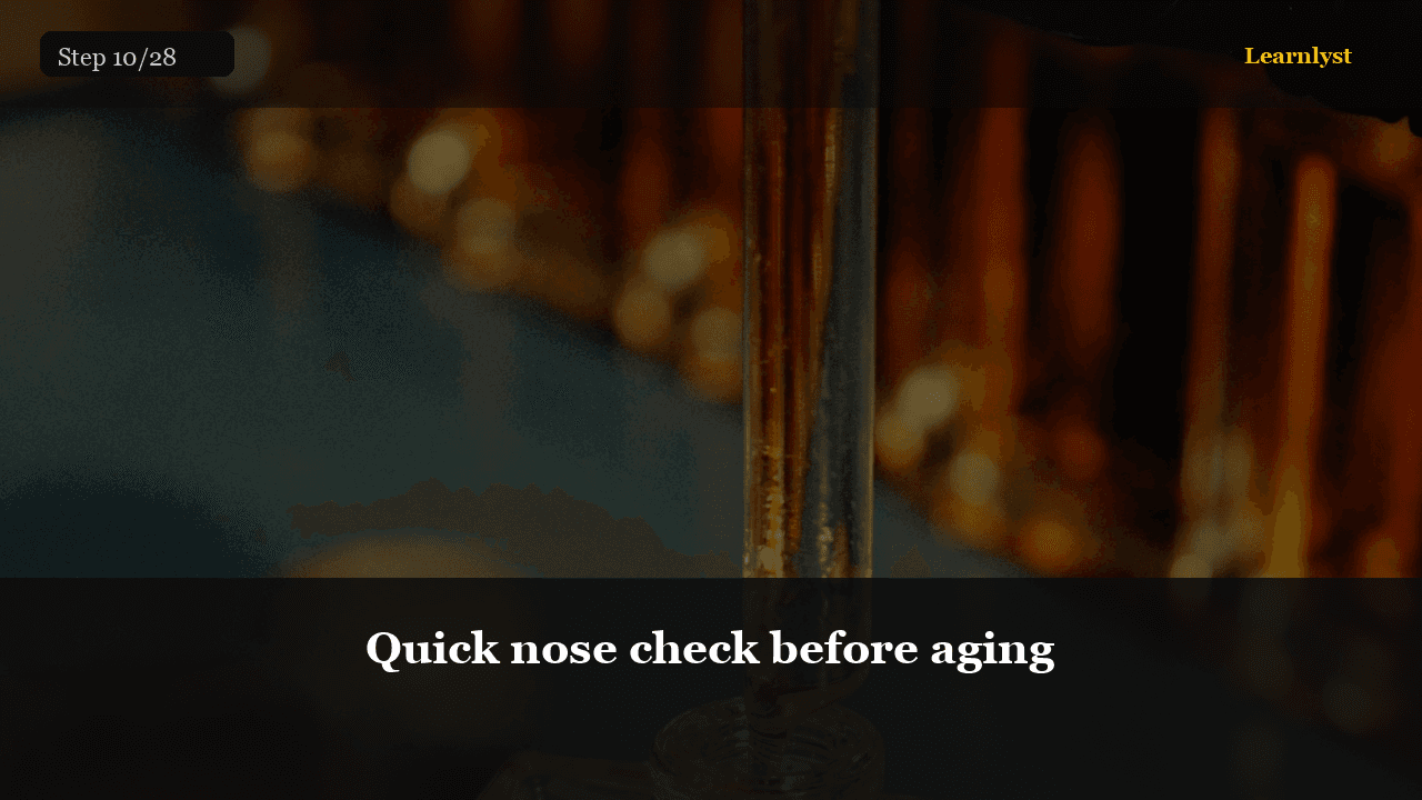 Quick nose check before aging