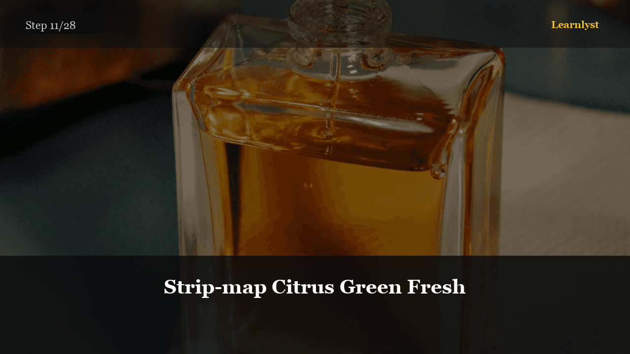 Strip-map Citrus Green Fresh