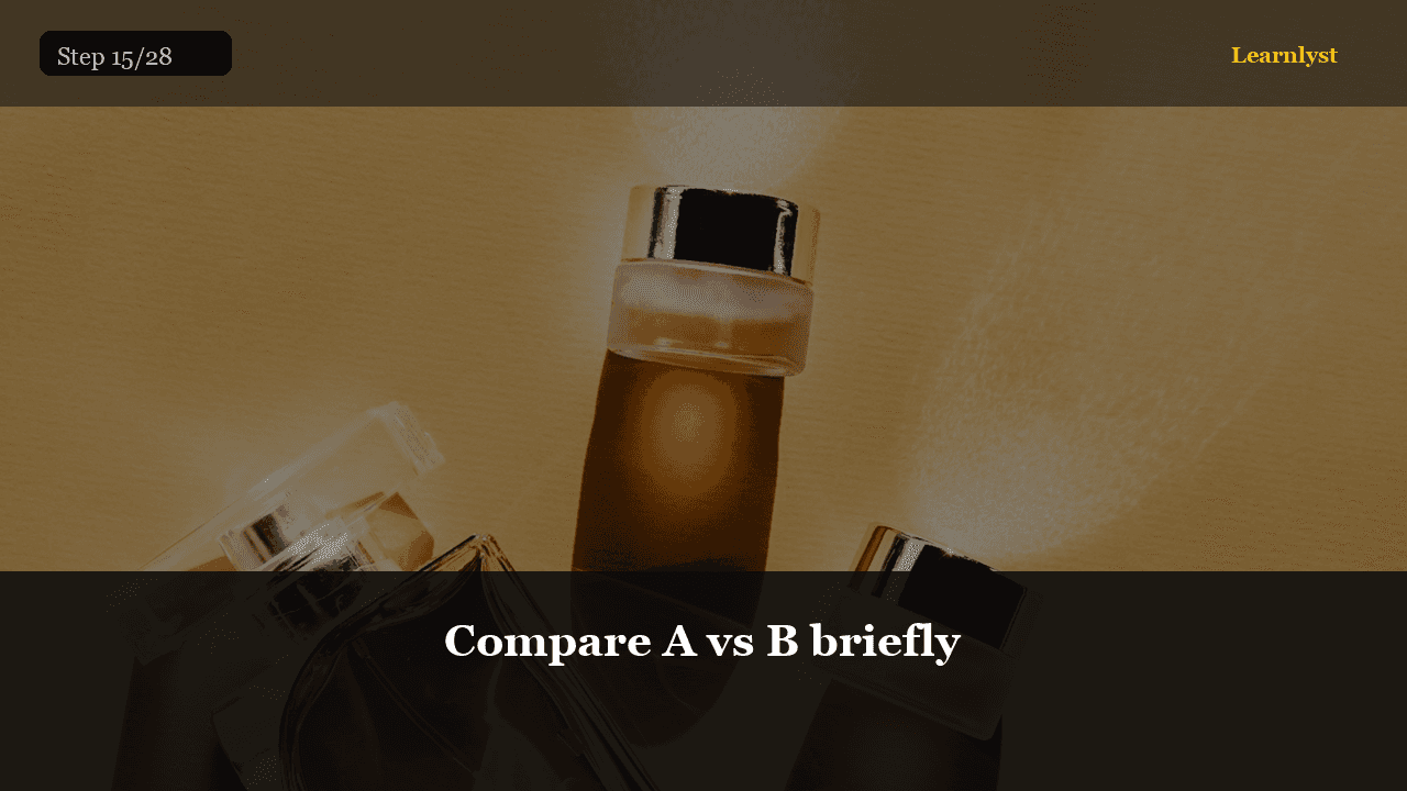 Compare A vs B briefly — Beauty & Grooming tip photo