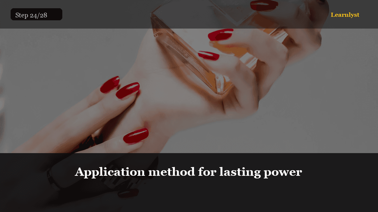 Application method for lasting power — Beauty & Grooming tip photo