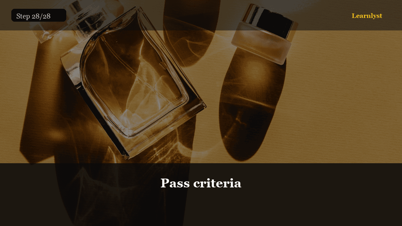 Pass criteria — Beauty & Grooming tip photo