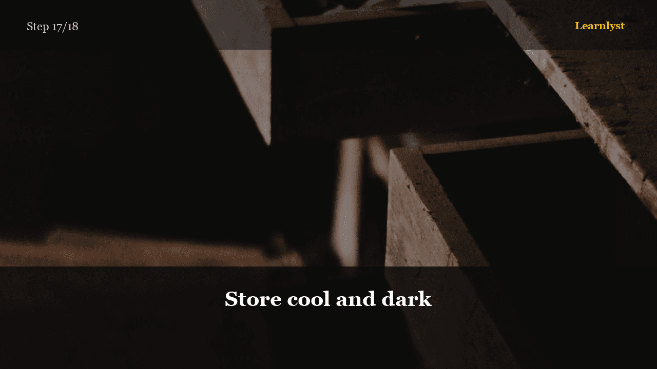 Store cool and dark — Beauty & Grooming tip photo