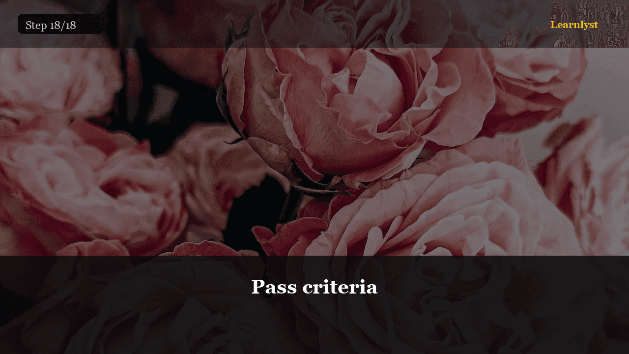 Pass criteria — Beauty & Grooming tip photo