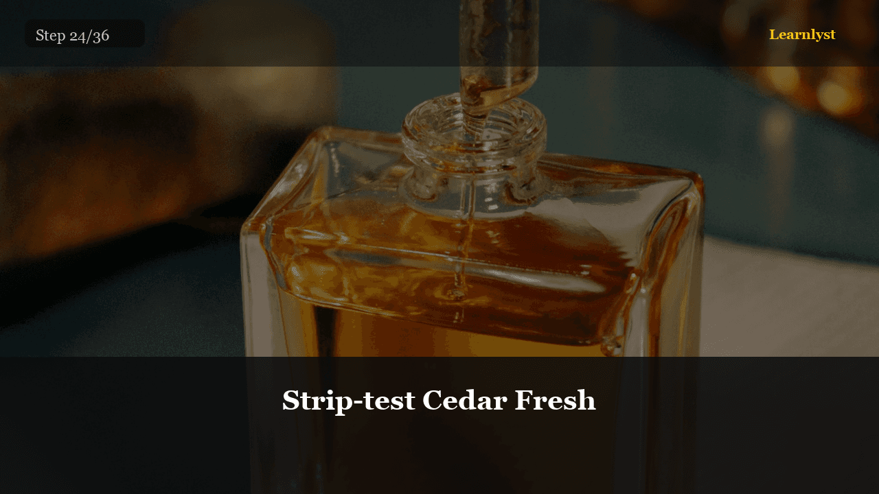 Strip-test Cedar Fresh — Beauty & Grooming tip photo