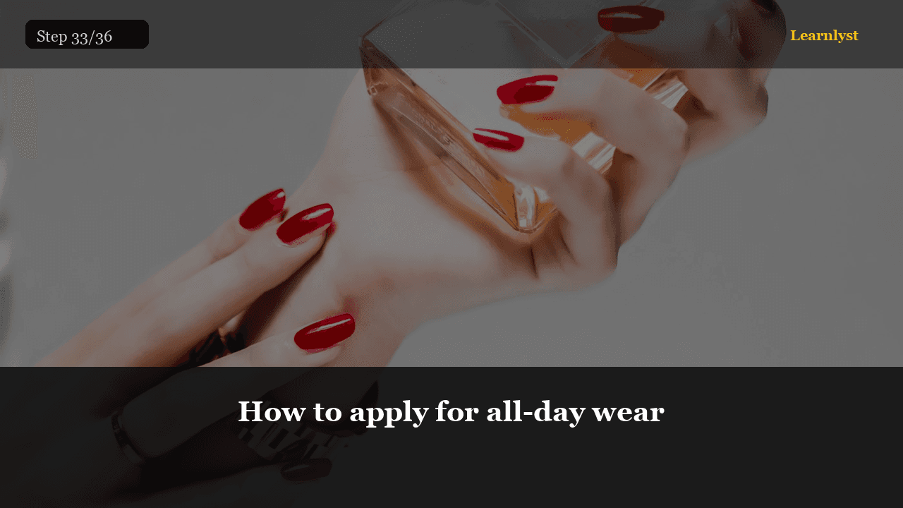 How to apply for all-day wear — Beauty & Grooming tip photo