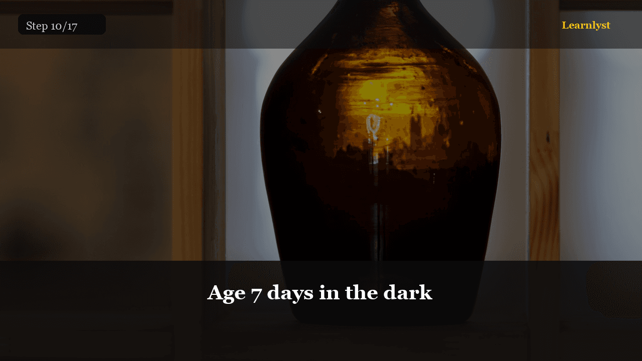 Age 7 days in the dark