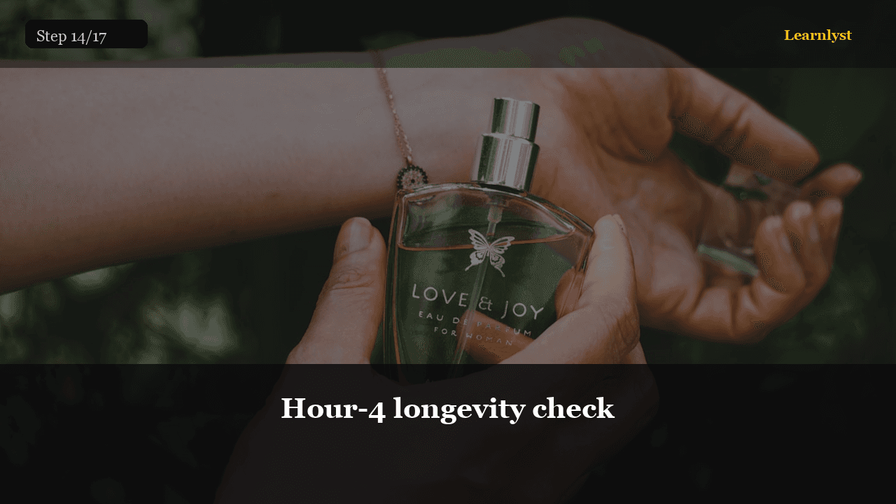 Hour-4 longevity check — Beauty & Grooming tip photo