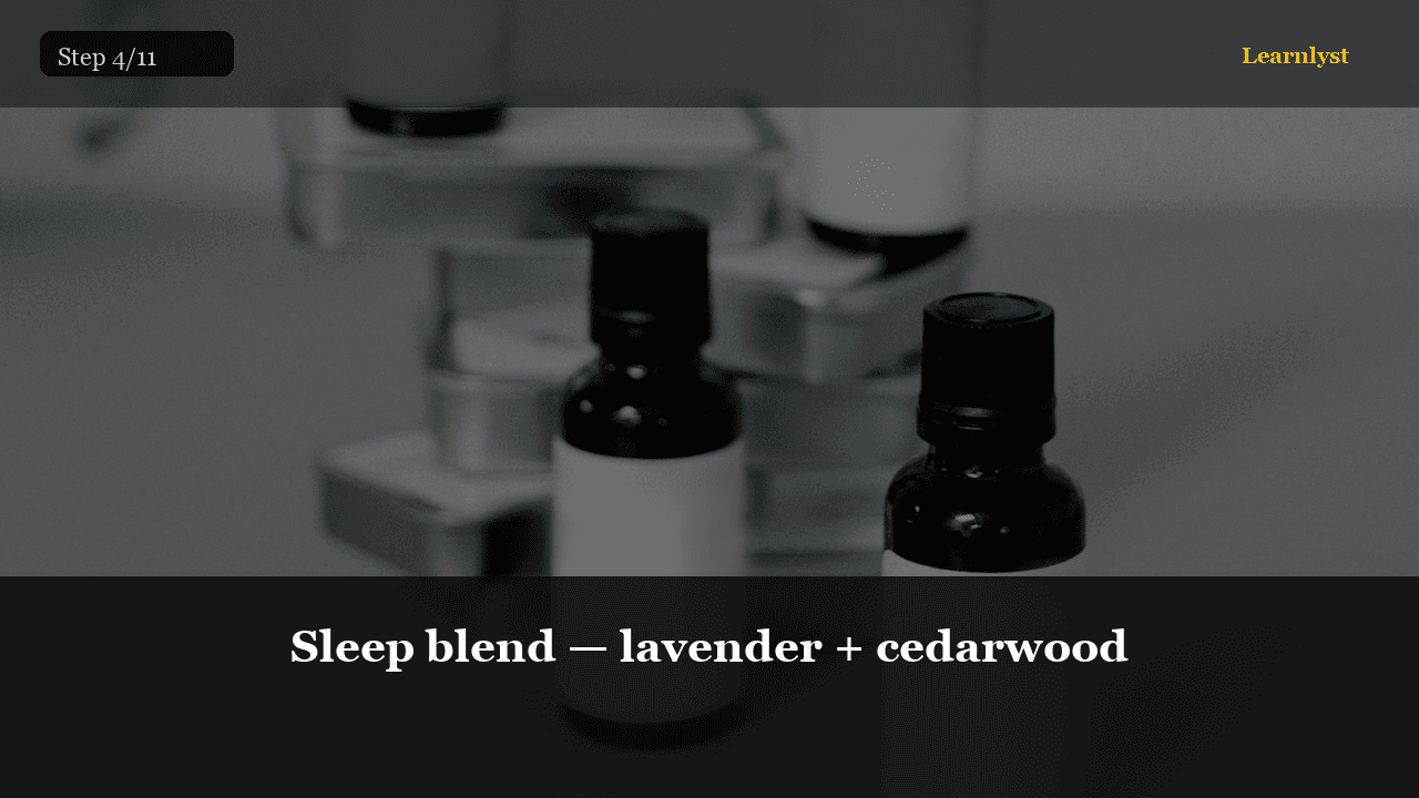 Sleep blend — lavender + cedarwood