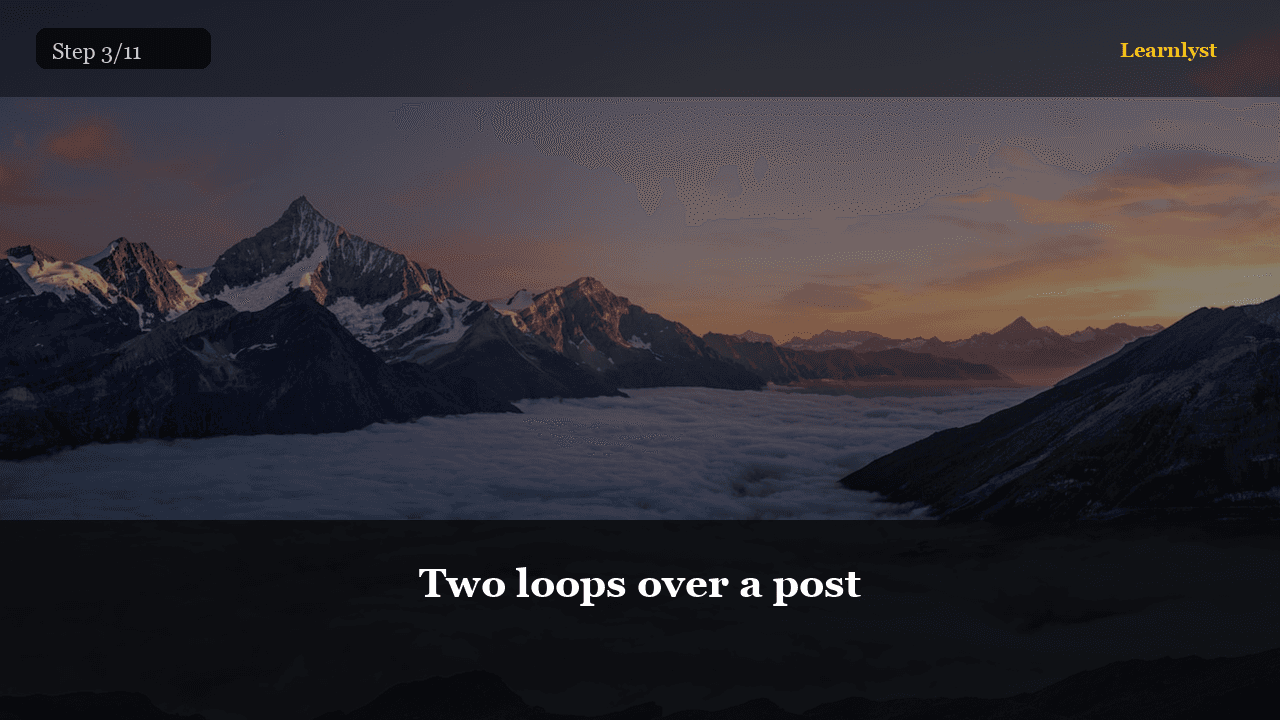 Two loops over a post — Outdoor Skills tip photo