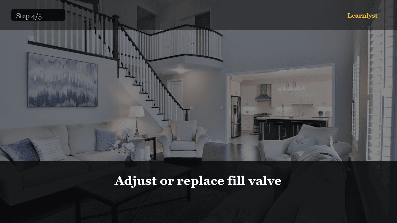 Adjust or replace fill valve — Home & DIY tip photo