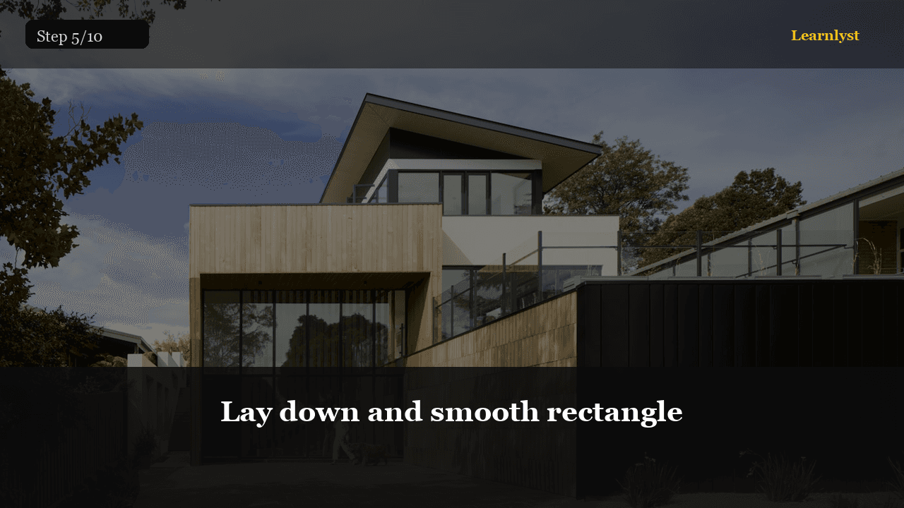 Lay down and smooth rectangle — Everyday Life tip photo