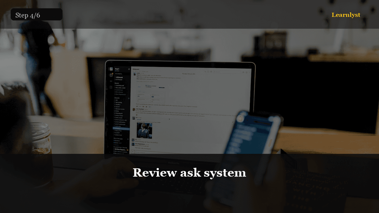 Review ask system — step 4 photo from Google Business Profile for Local Shops