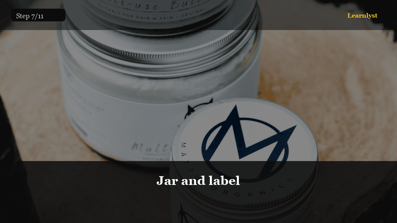 Jar and label