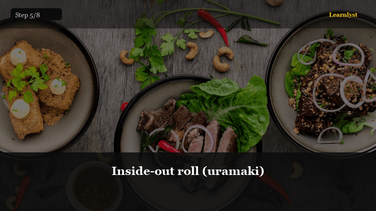 Inside-out roll (uramaki) — step 5 photo from Homemade Sushi: Your First Maki and Nigiri