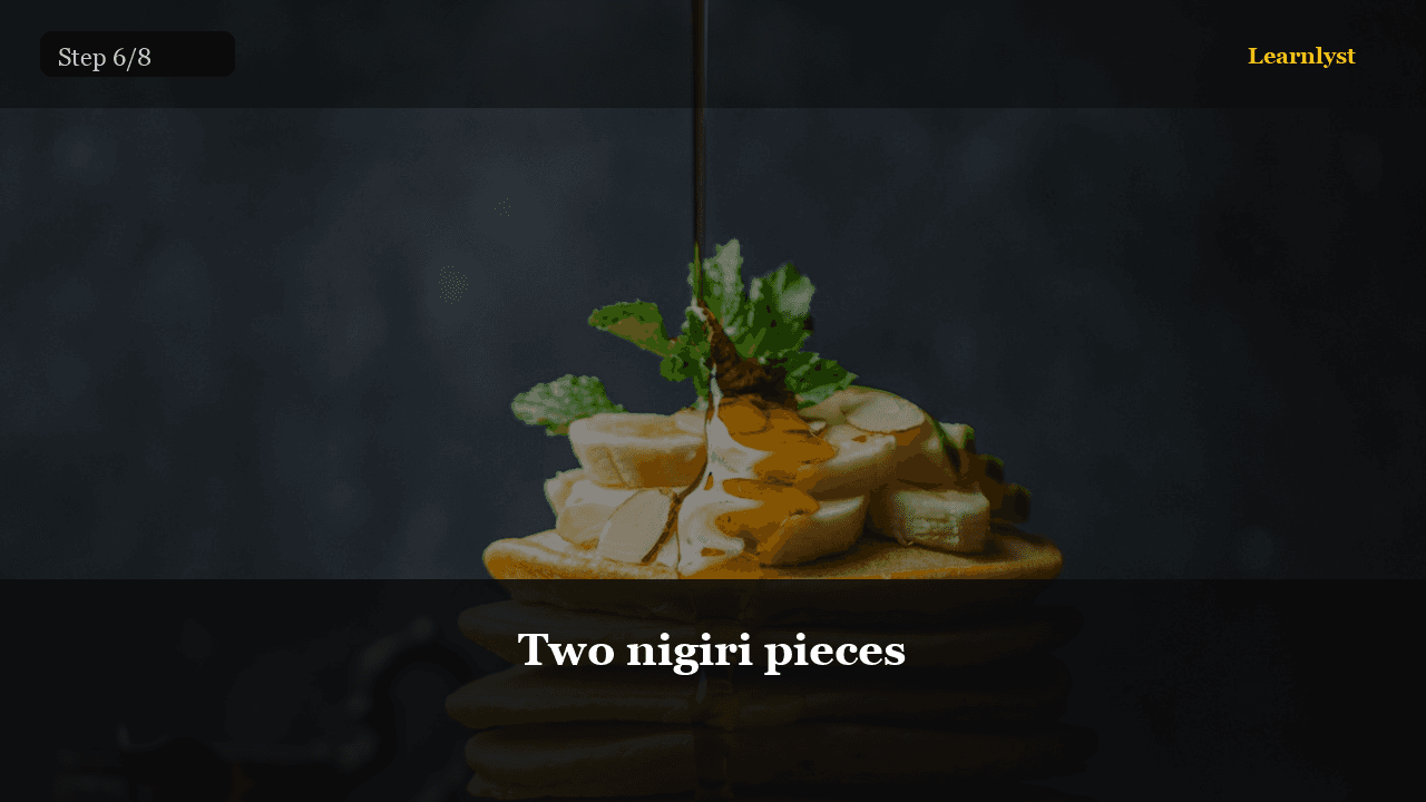 Two nigiri pieces — step 6 photo from Homemade Sushi: Your First Maki and Nigiri