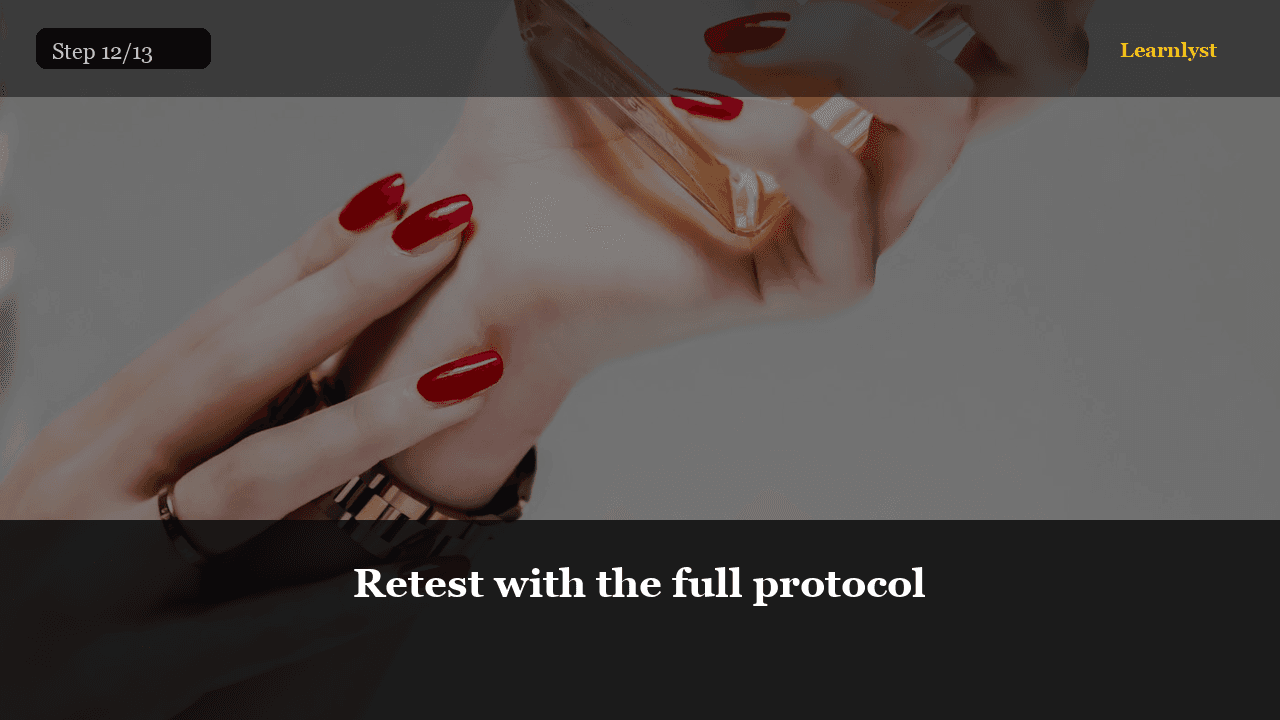Retest with the full protocol