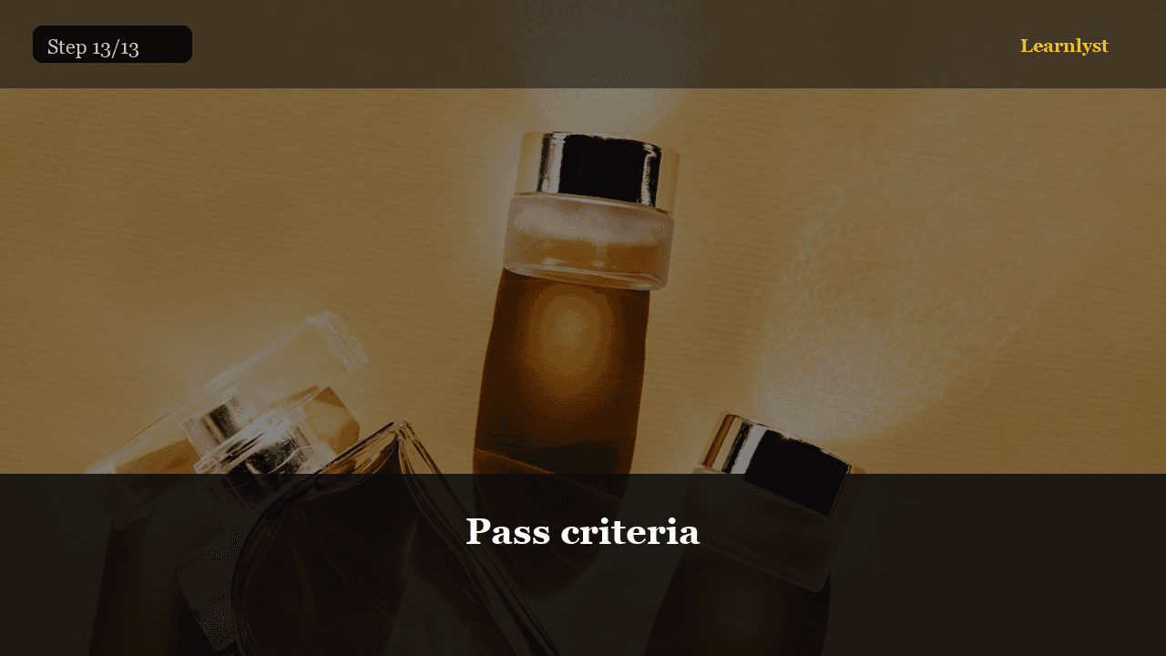 Pass criteria — Beauty & Grooming tip photo