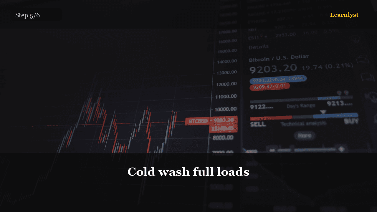 Cold wash full loads — step 5 photo from Lower Your Electric Bill This Month