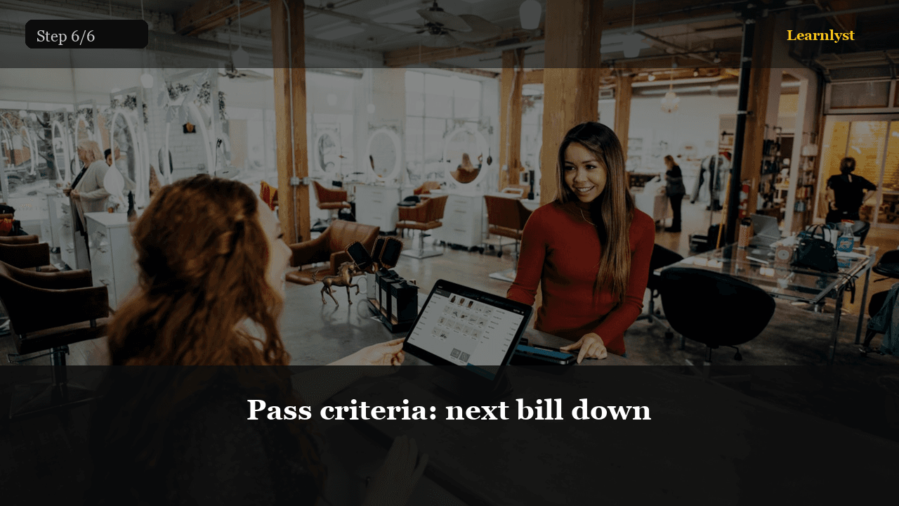 Pass criteria: next bill down — step 6 photo from Lower Your Electric Bill This Month