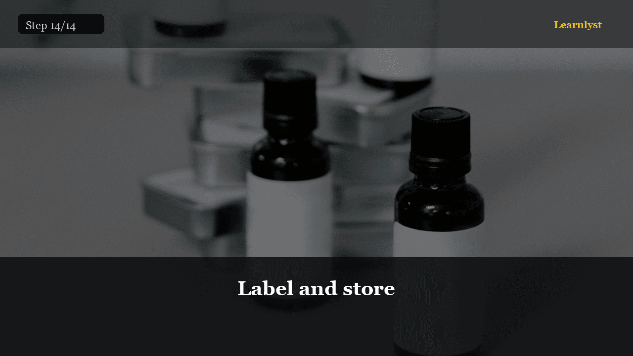 Label and store — Beauty & Grooming tip photo