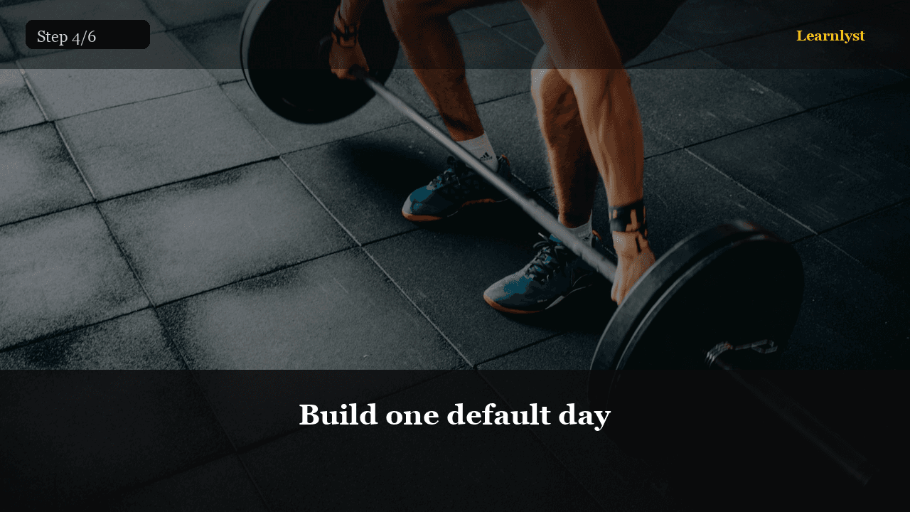 Build one default day
