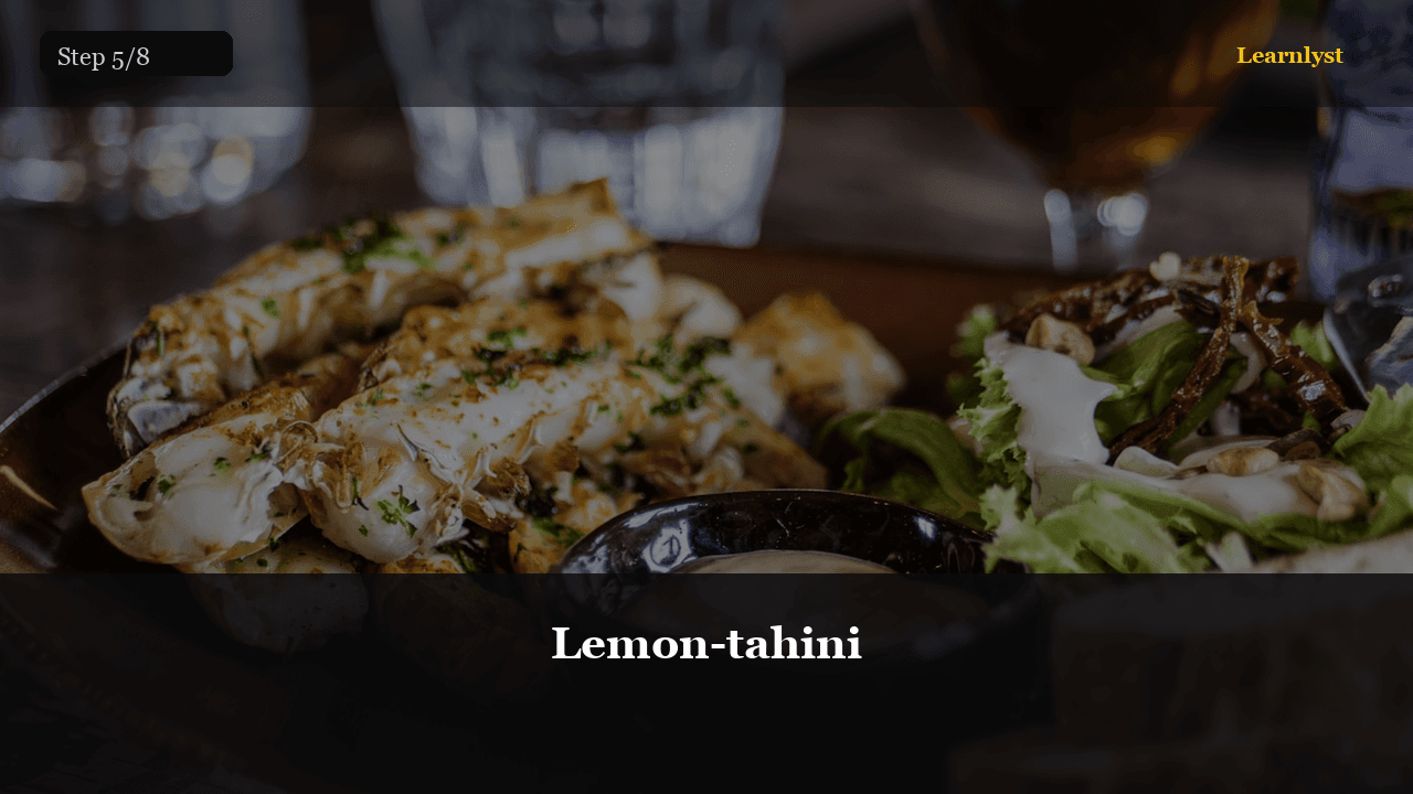 Lemon-tahini